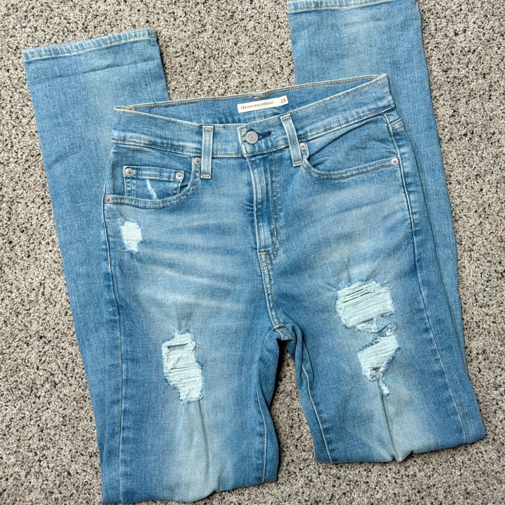 LEVI’S | Women's | 724 High Rise Straight Jeans | Color - House Lights | Size28